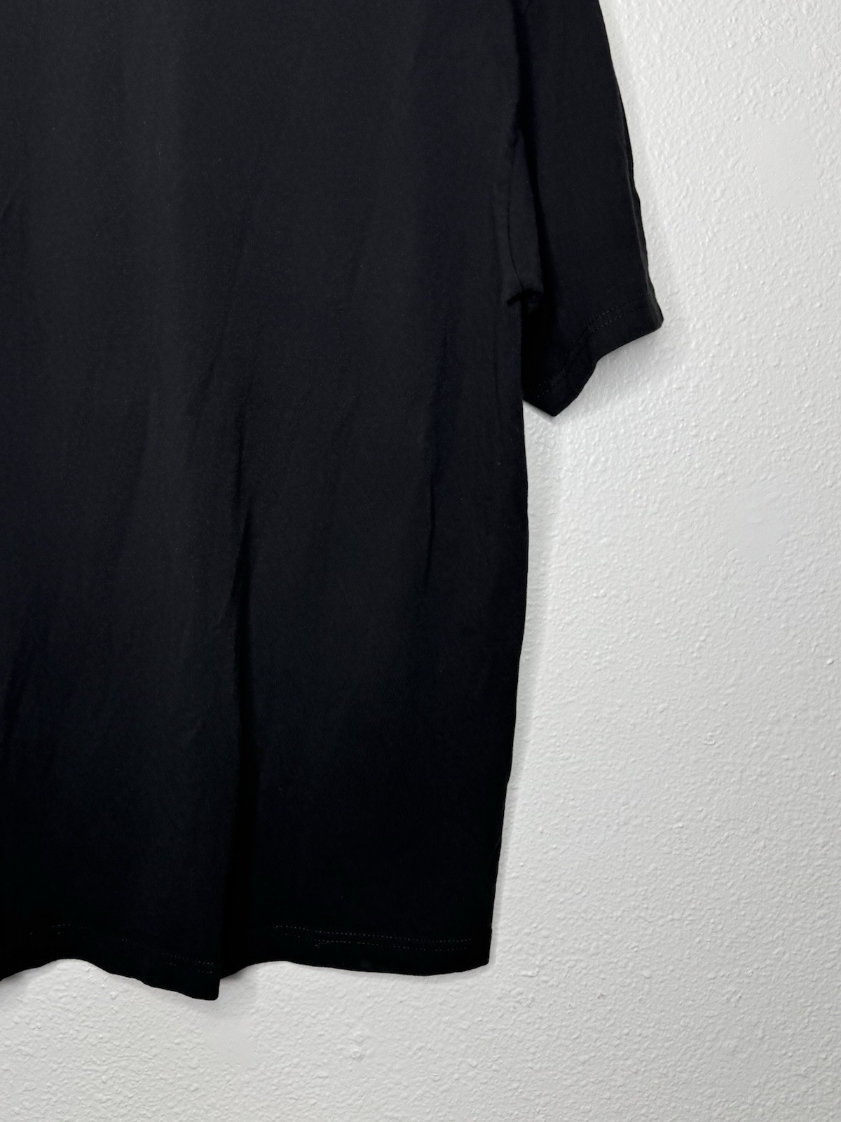 Shaka Wear 7.5 oz Max Heavyweight Short Sleeve T-Shirt Black Crewneck Size L