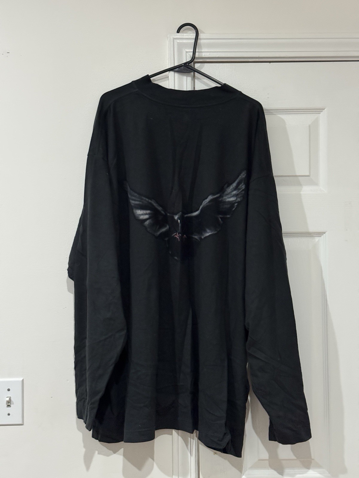Yeezy Gap Balenciaga Dove Longsleeve Tee Size X-Large Color Black Kanye West✅
