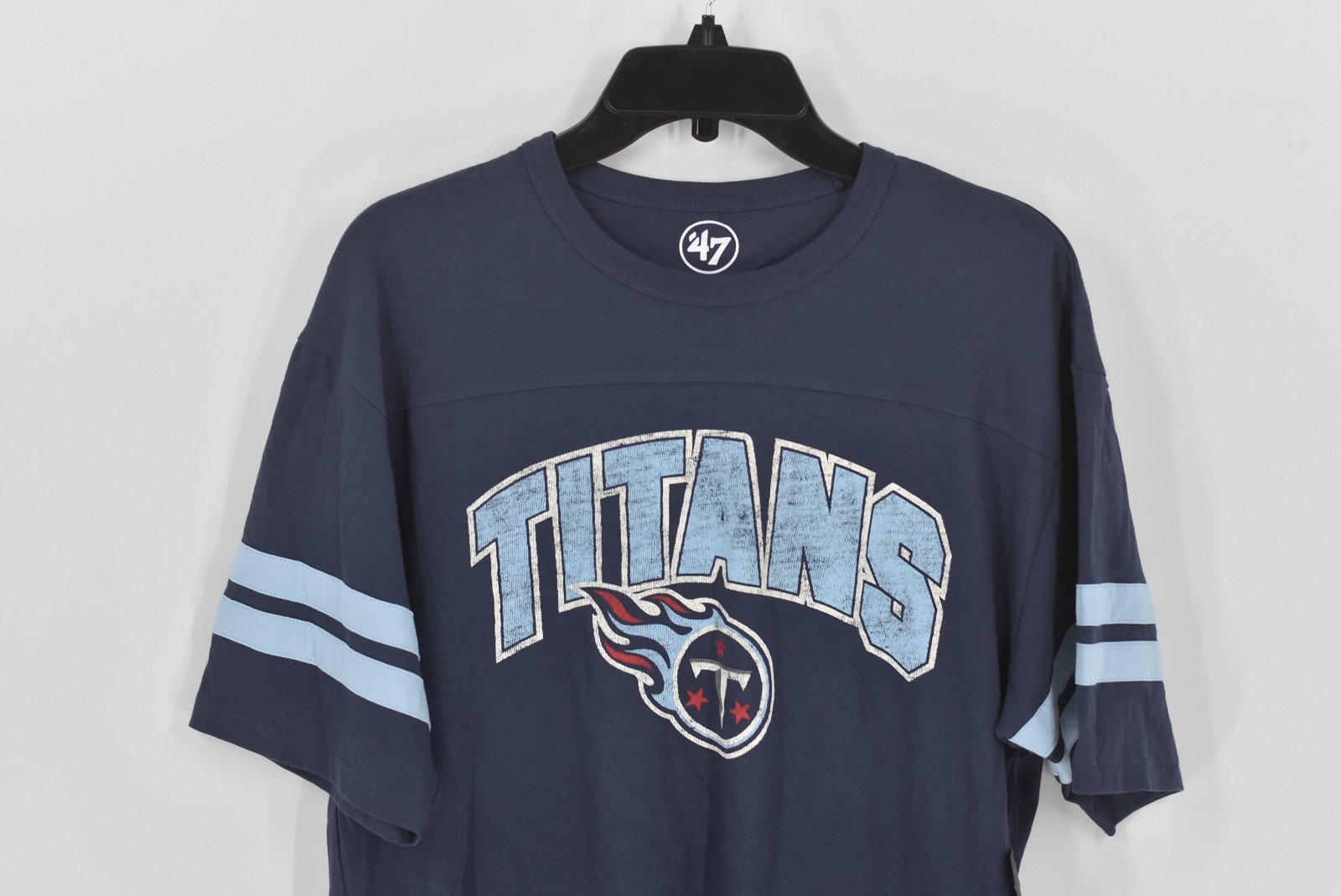 Men’s ’47 Tennessee Titans T-Shirt In Atlas Blue Size Medium
