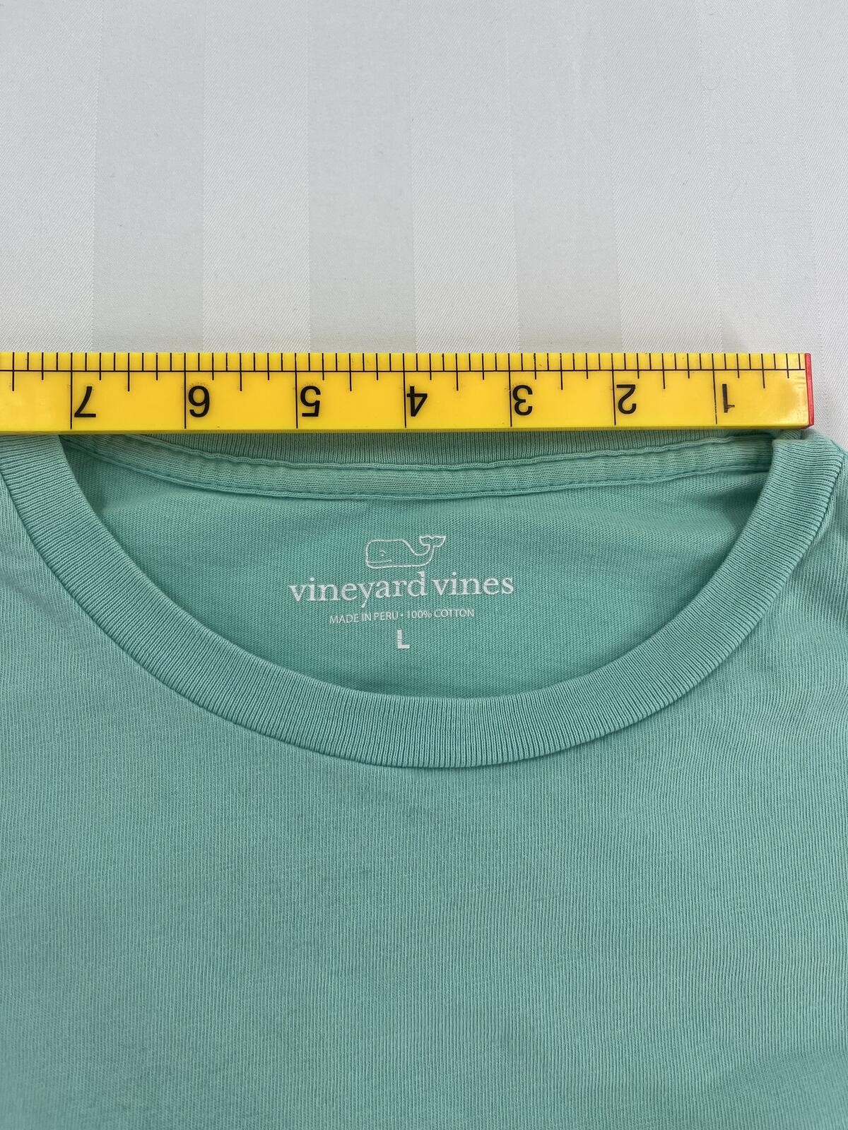 Vineyard Vines Mint Green Long Sleeve Pocket Graphic T-Shirt Men’s L