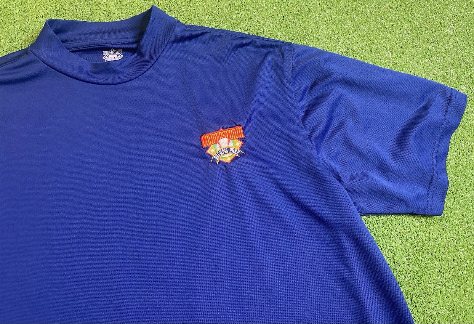 Cooperstown Dreams Park T Shirt Mens XL Blue Polyester Baseball Little League