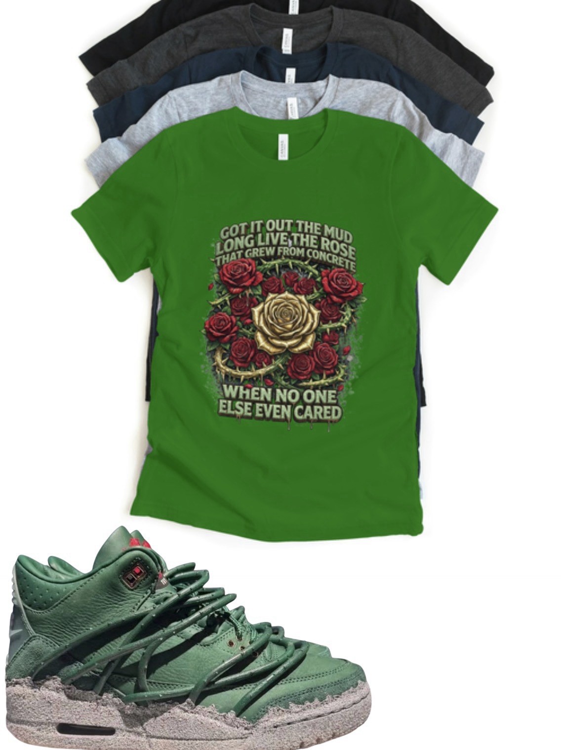 Shirt to match Jordan 3 Teyana Taylor x Jordan 3 SP “Concrete Rose” Matching Tee