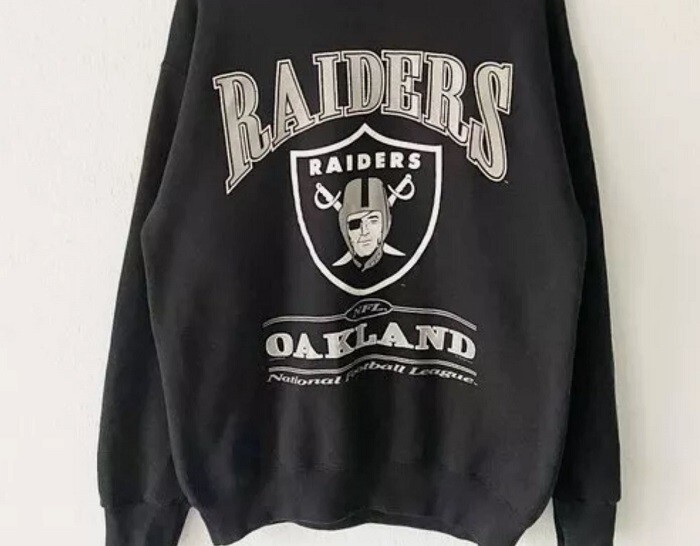 Vintage Oakland Raiders Crewneck Sweatshirt Unisex Men Women S-5XL
