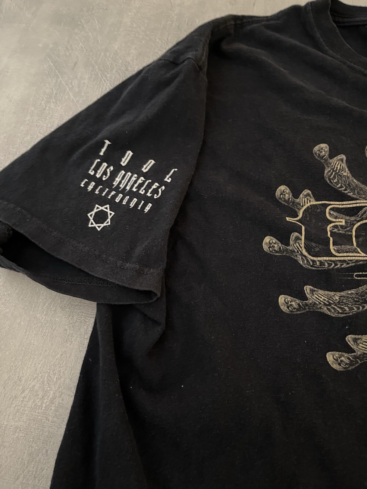 Tool Vicarious T-Shirt Men’s XL Skeleton Wheel Los Angeles California Metal