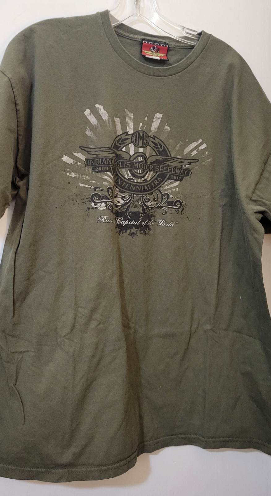 Vintage Indianapolis Motor Speedway Brickyard XL Race Capital Of The World Shirt