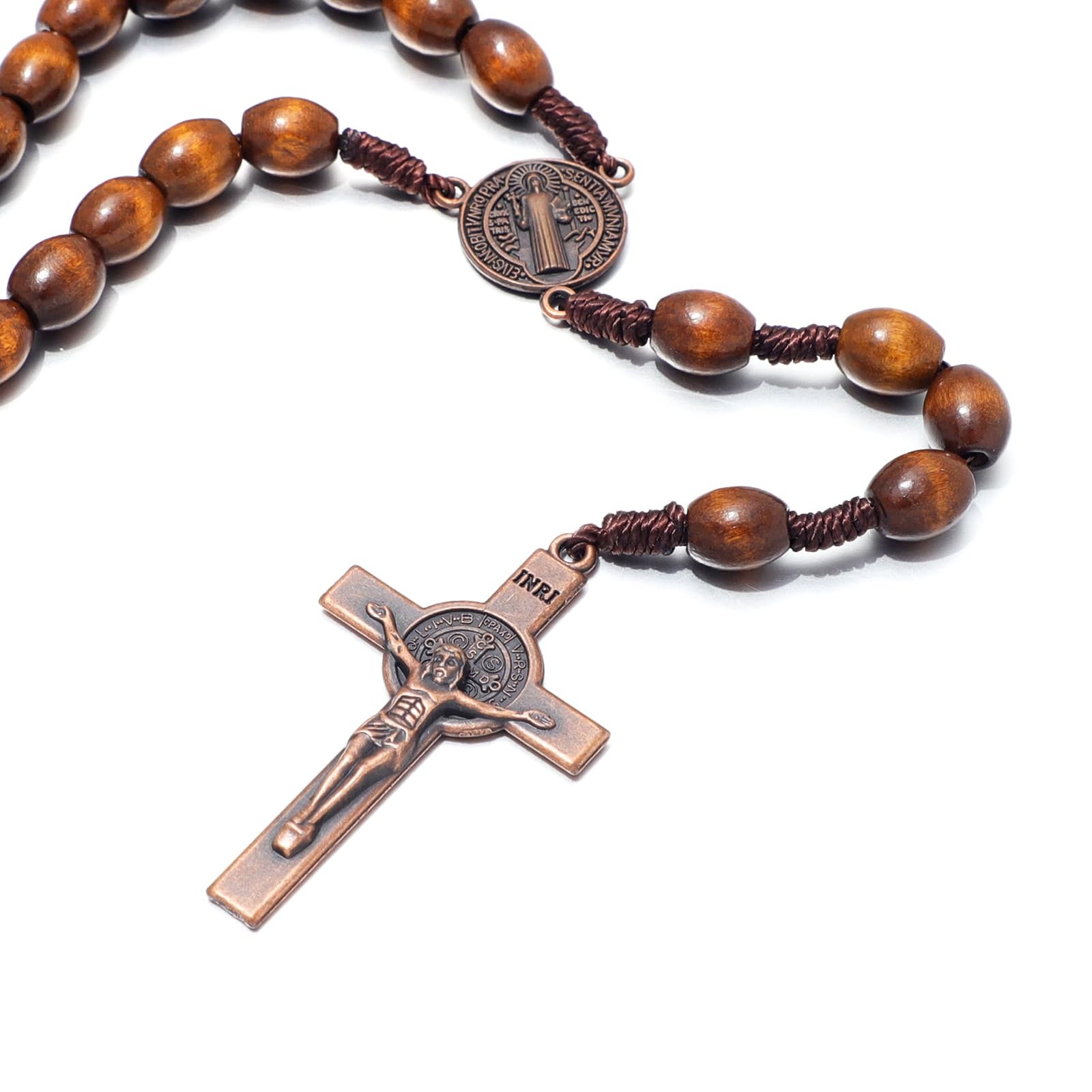 Handmade Wooden Catholic Rosaries, Rosary Beads Necklace Catholic Christian P…