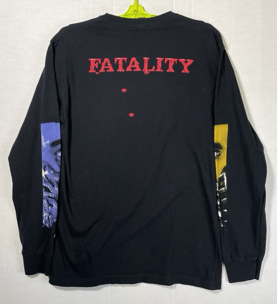 Graveyard Goods Mortal Combat Long Sleeve Graphic Shirt Size M