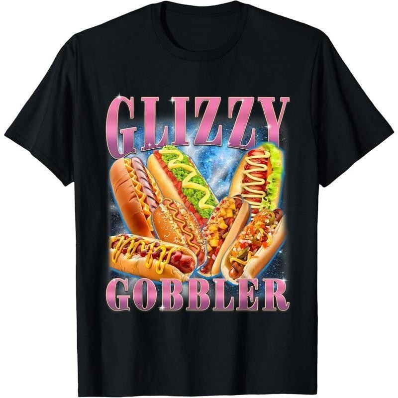 Funny Glizzy Gobbler Hot Dog Meme Unisex Golf Lover Cotton Gift T-Shirt