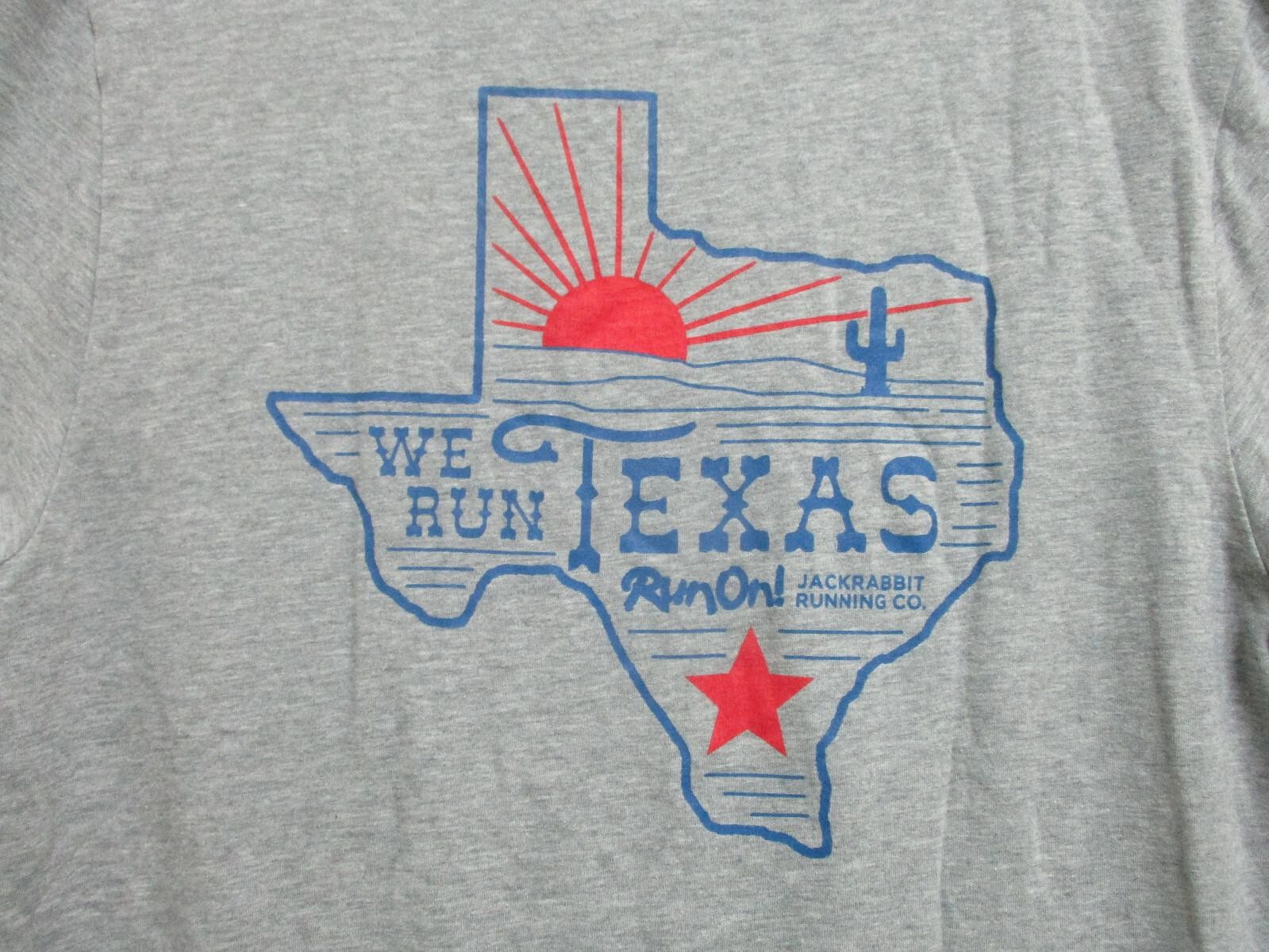 Rhone Shirt Medium Adult Gray Athletic Texas Running Stretch Modern Fit Mens M