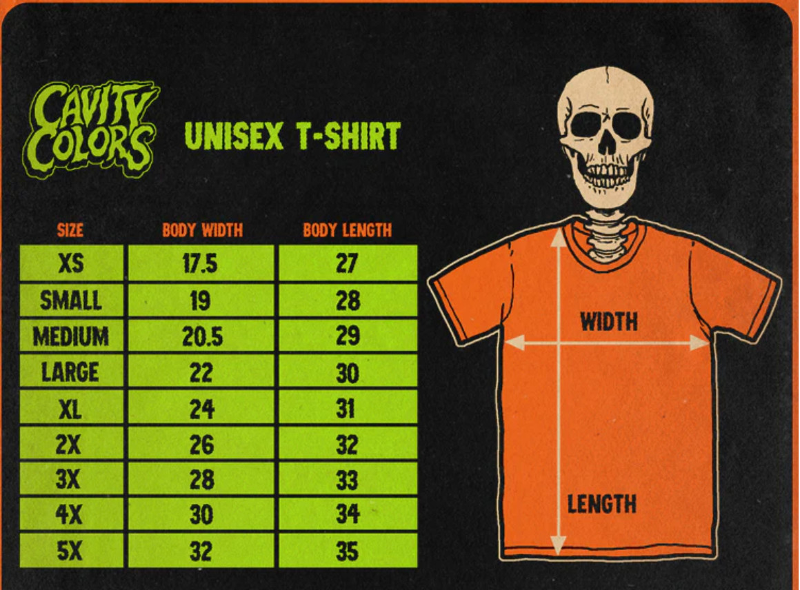 HUGE Horror T Shirt / Hoodie & More Lot Fright Rags Cavity Colors Terror Threads
