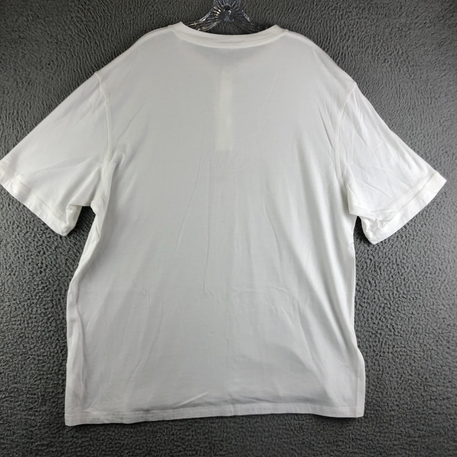 Quince Henley Tee Men 2XL White Cotton Modal Short Sleeve Shirt Stretch Casual