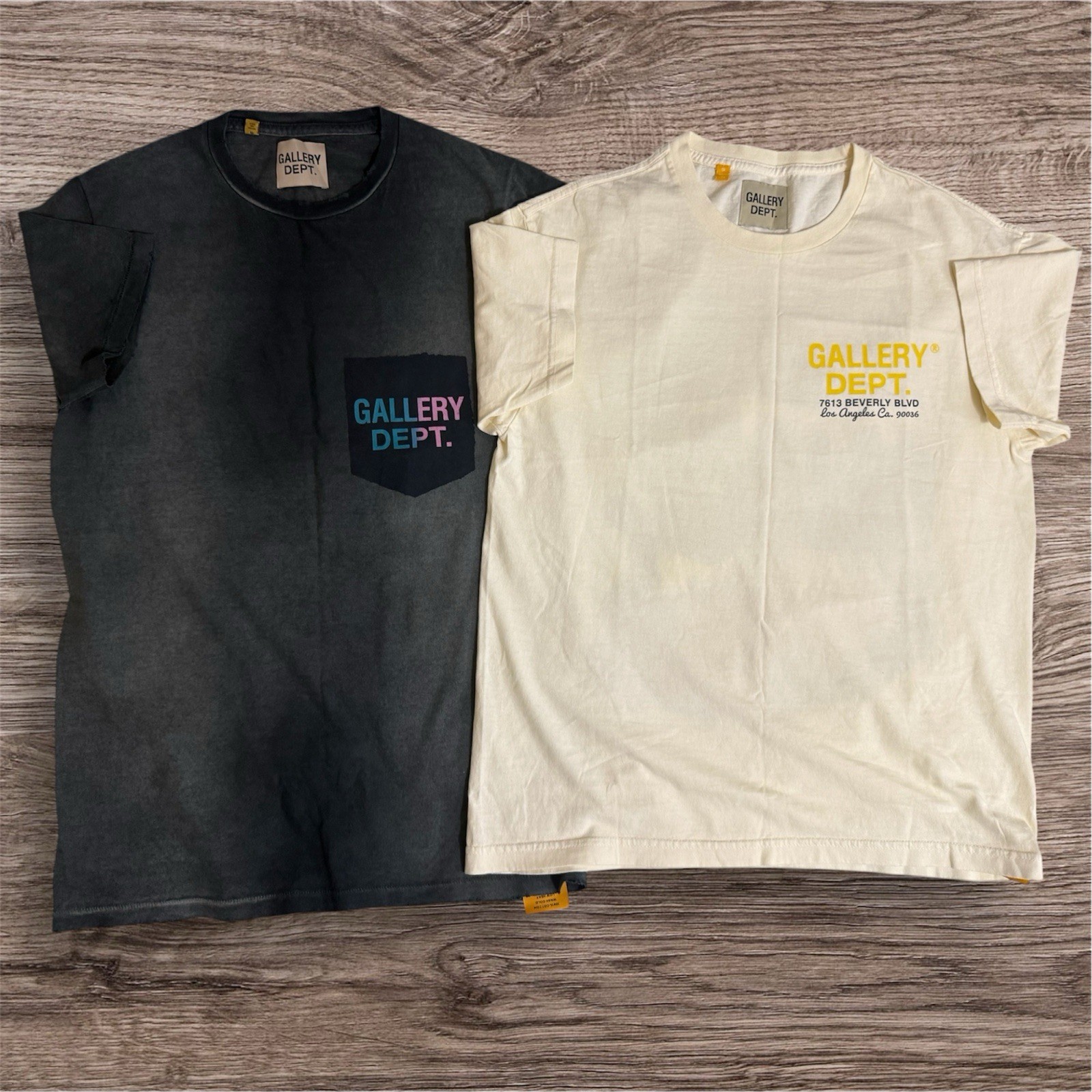 Gallery Dept T-Shirts Bundle Both Size Small No Tags, No Bag, Brand New
