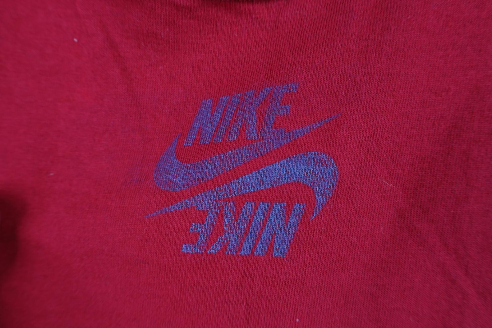 Vtg 80s 90s Nike Mens Large Travis Scott Center Swoosh Short Sleeve T-Shirt USA