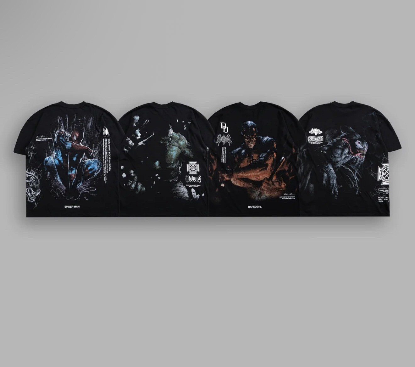 Darc sport SPIDER-MAN ANTIHEROES “SIDE-BY-SIDE” TEE BOX SET IN BLACK