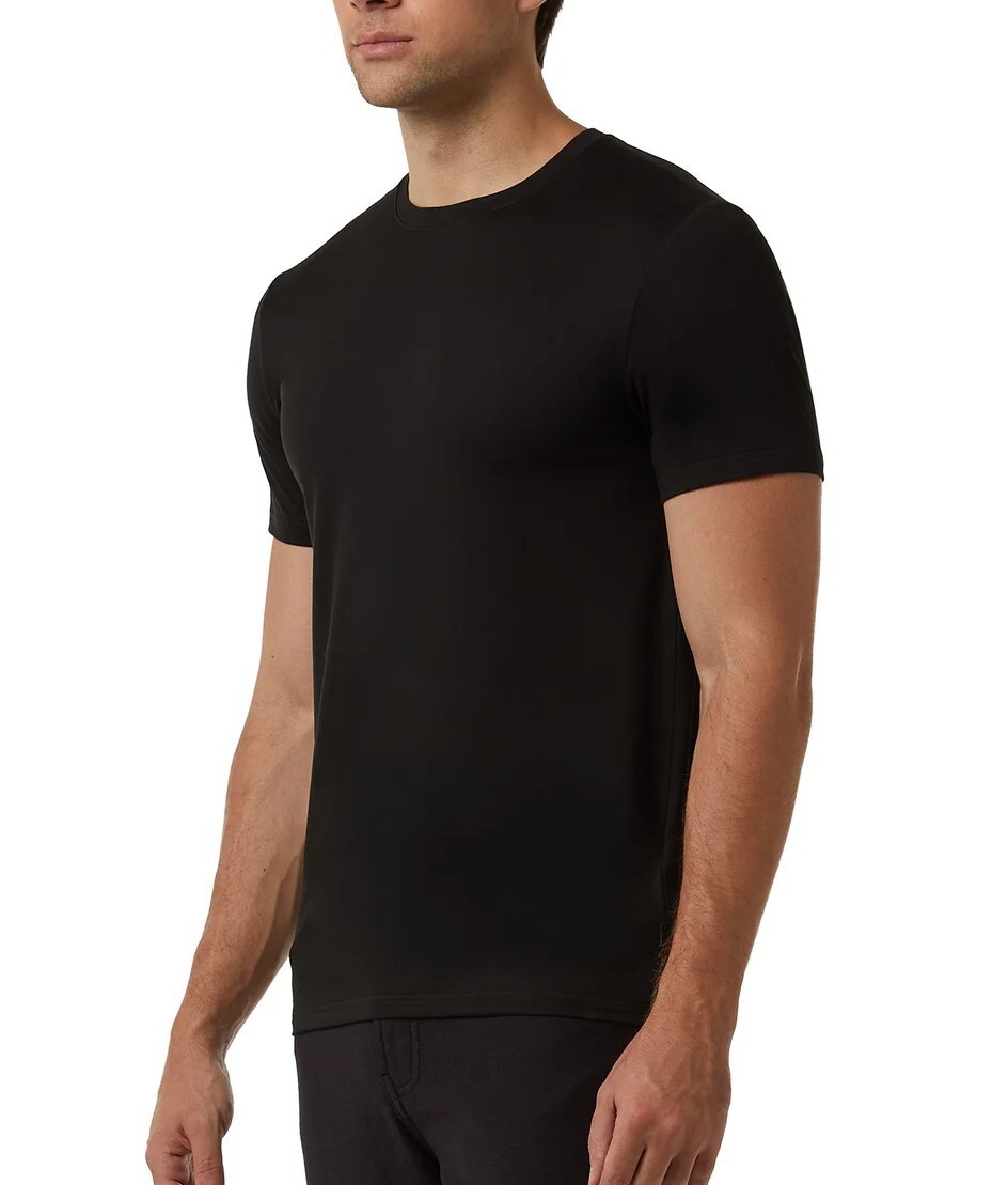 3 PACK – 32 DEGREES COOL MEN’S SHORT SLEEVE CREW NECK SHIRT BLACK OR WHITE