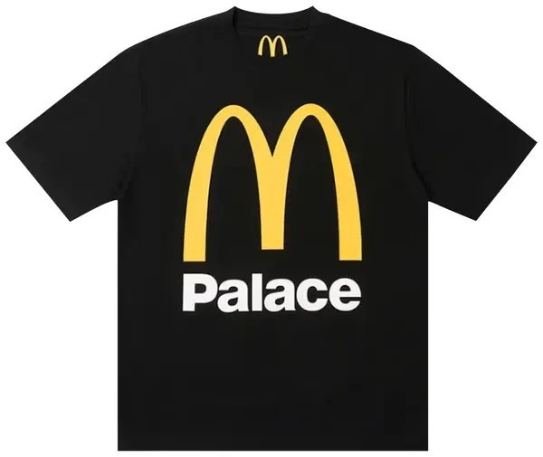 Palace McDonald’s Logo T Shirt Large Black New
