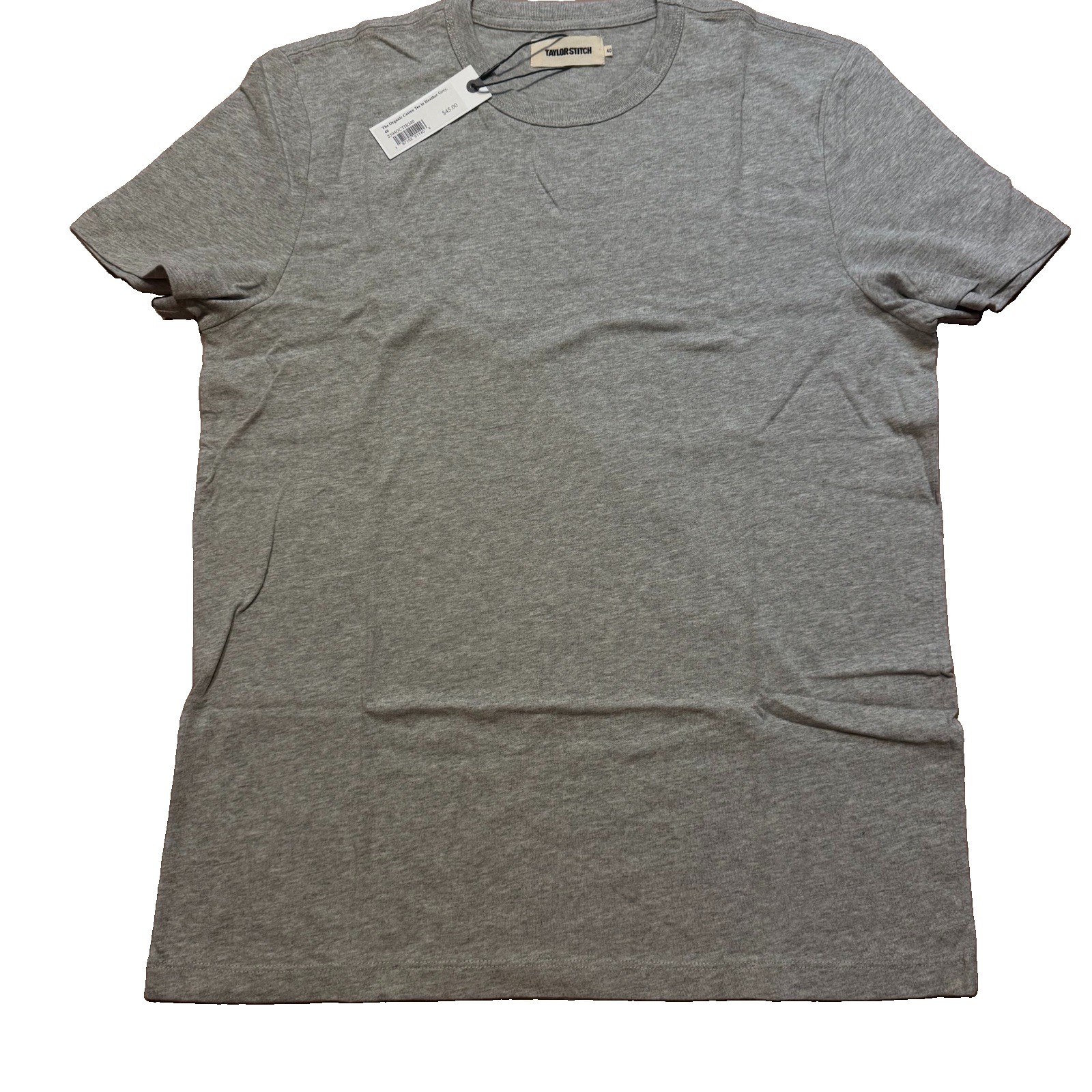 Taylor Stitch The Organic Cotton Tee in Heather Grey 40 Medium New