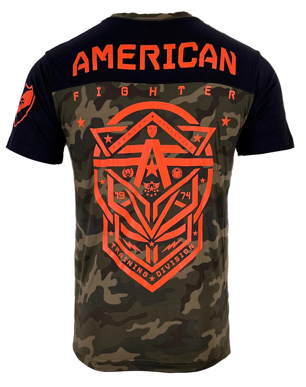 AMERICAN FIGHTER Men’s T-shirt GLOVER Athletic Military Green XS-4XL