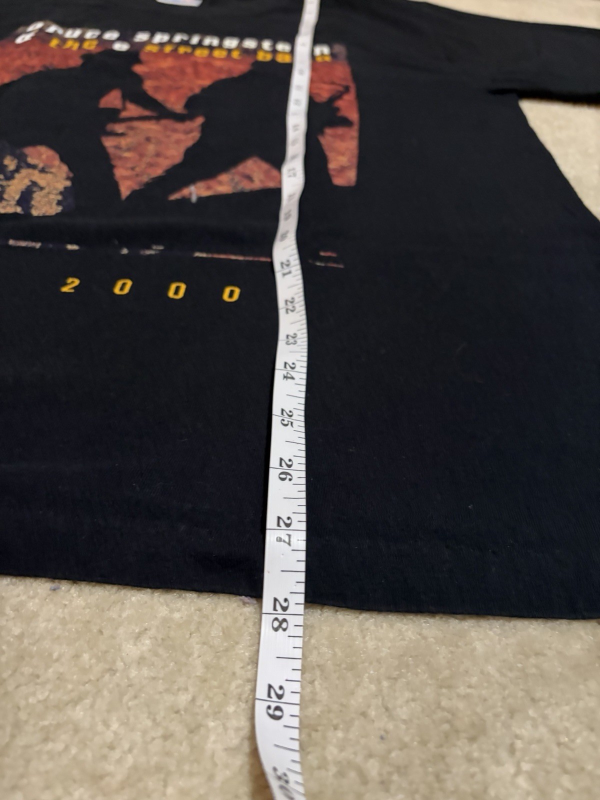 Vintage 2000 Bruce Springsteen E Street Band Tour Concert T Shirt All Sport USA