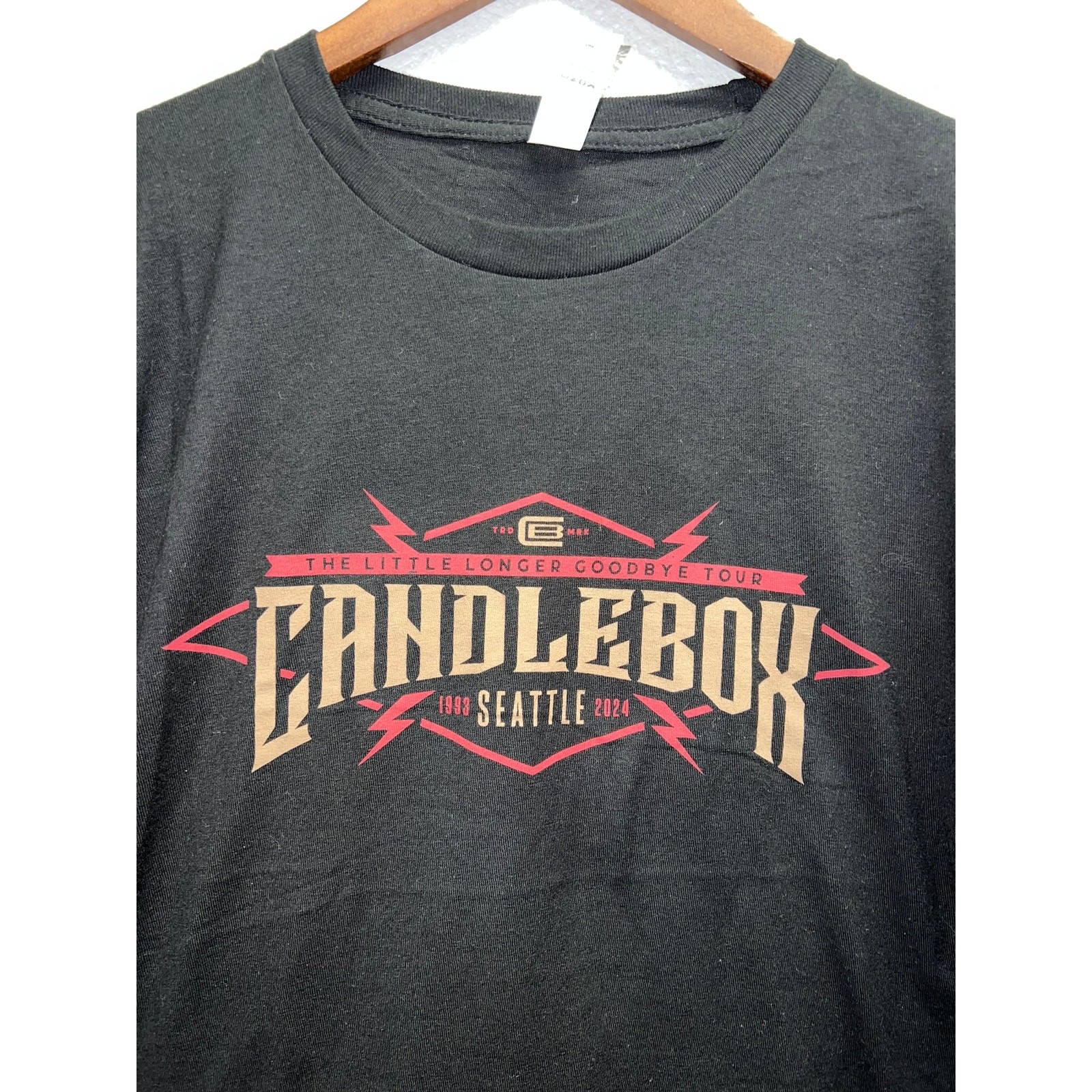 Candlebox Seattle Shirt Tour Concert Candle Box Little Longer Goodbye Tee Medium