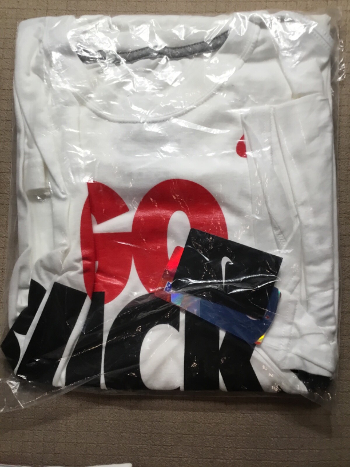 Ohio State Buckeyes “GO BUCKS w/Logo” White NIKE 3x Short Sleeve T-Shirt NWT