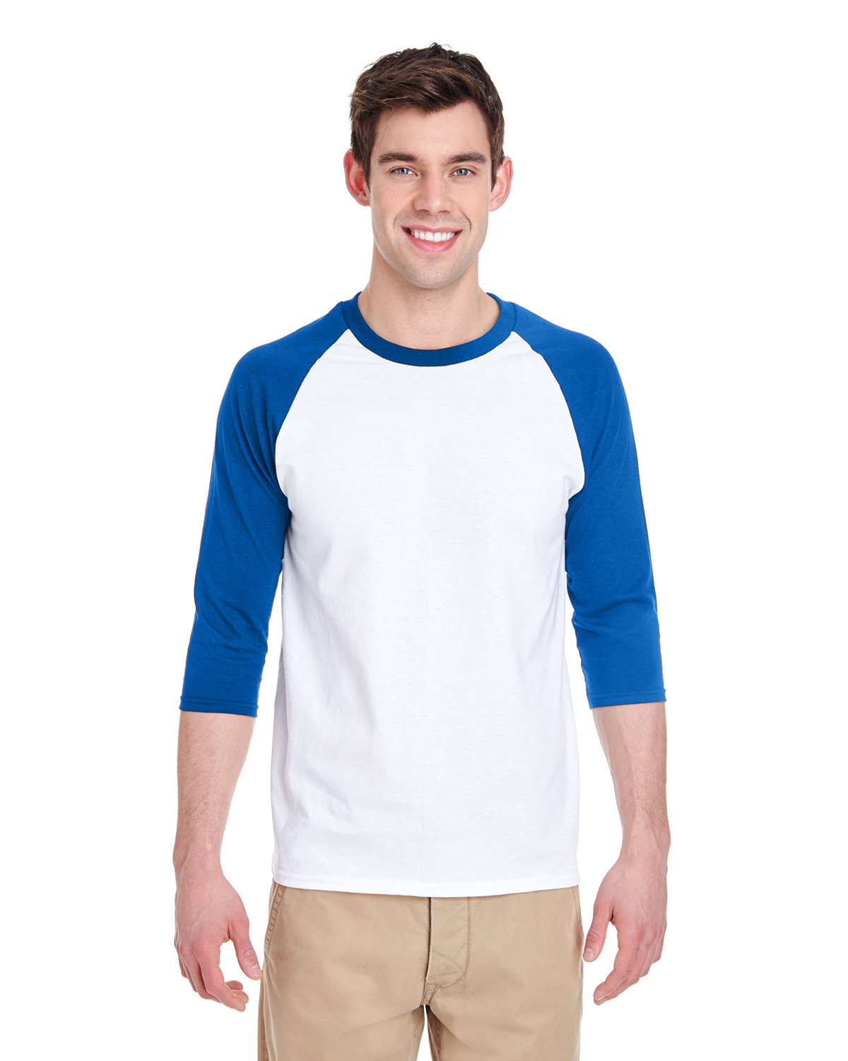 Gildan G570 Heavy Cotton Adult 3/4 Raglan Tee