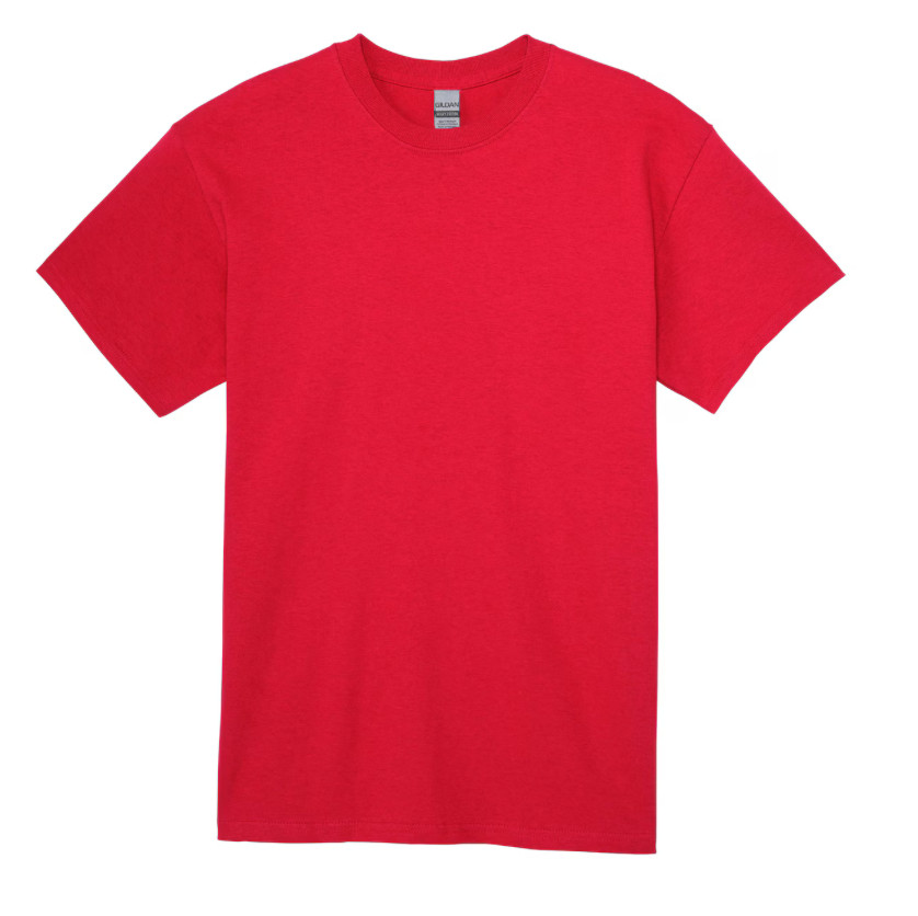 Gildan Adult Heavy Cotton 5.3 oz. Taped Neck Pocket T-Shirt Medium (M)