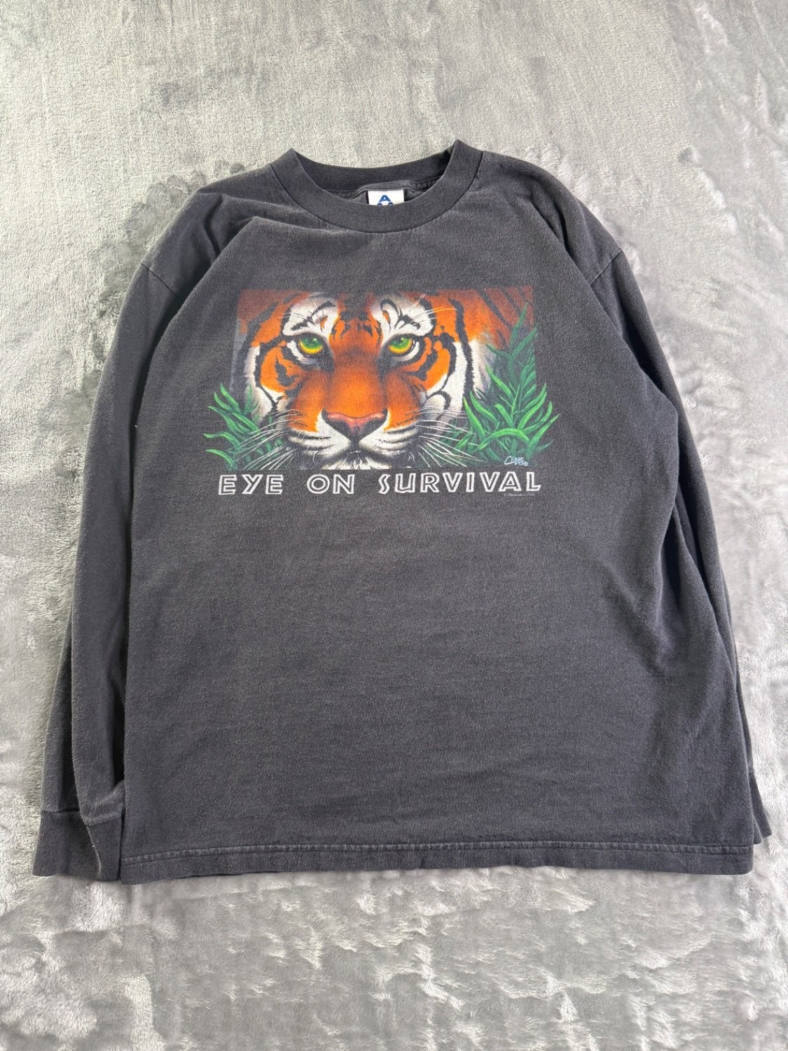 Alstyle Apparel & Activewear Eye On Survival Tiger Men’s T-Shirt L Black