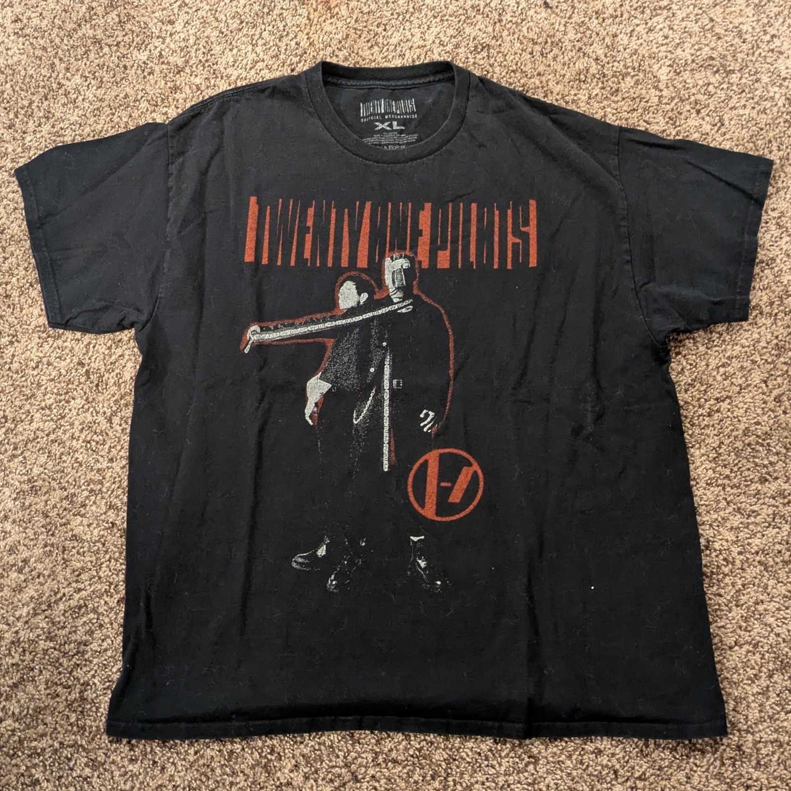 Twenty One Pilots Clancy World Tour 2024-2025 Black Graphic T-Shirt Size XL