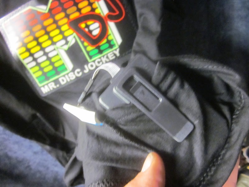 Mr. DJ LED Panel Light Up T Shirt Sound Activated DJ Party Rave Size M