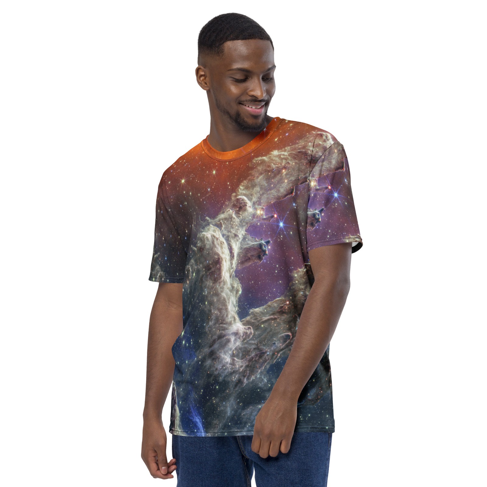 Webb Space Telescope Pillars of Creation Men’s t-shirt