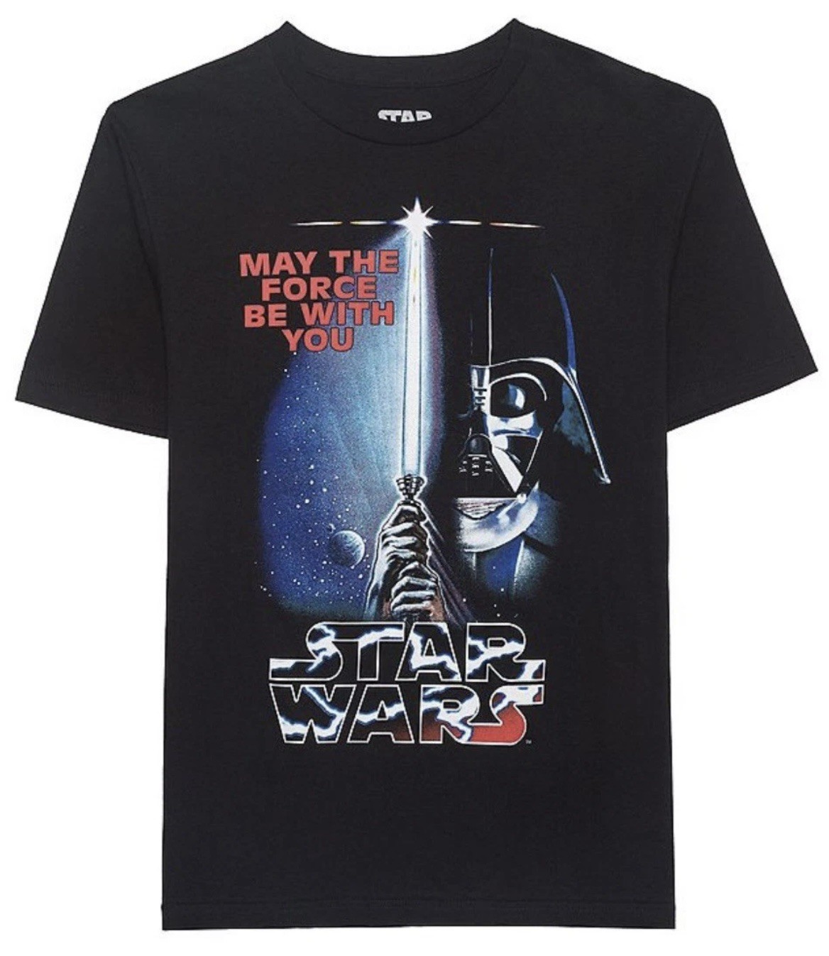 Star Wars Graphic Tee 2-Pack Darth Vader + R2D2 Metal Head Size Large Men Black