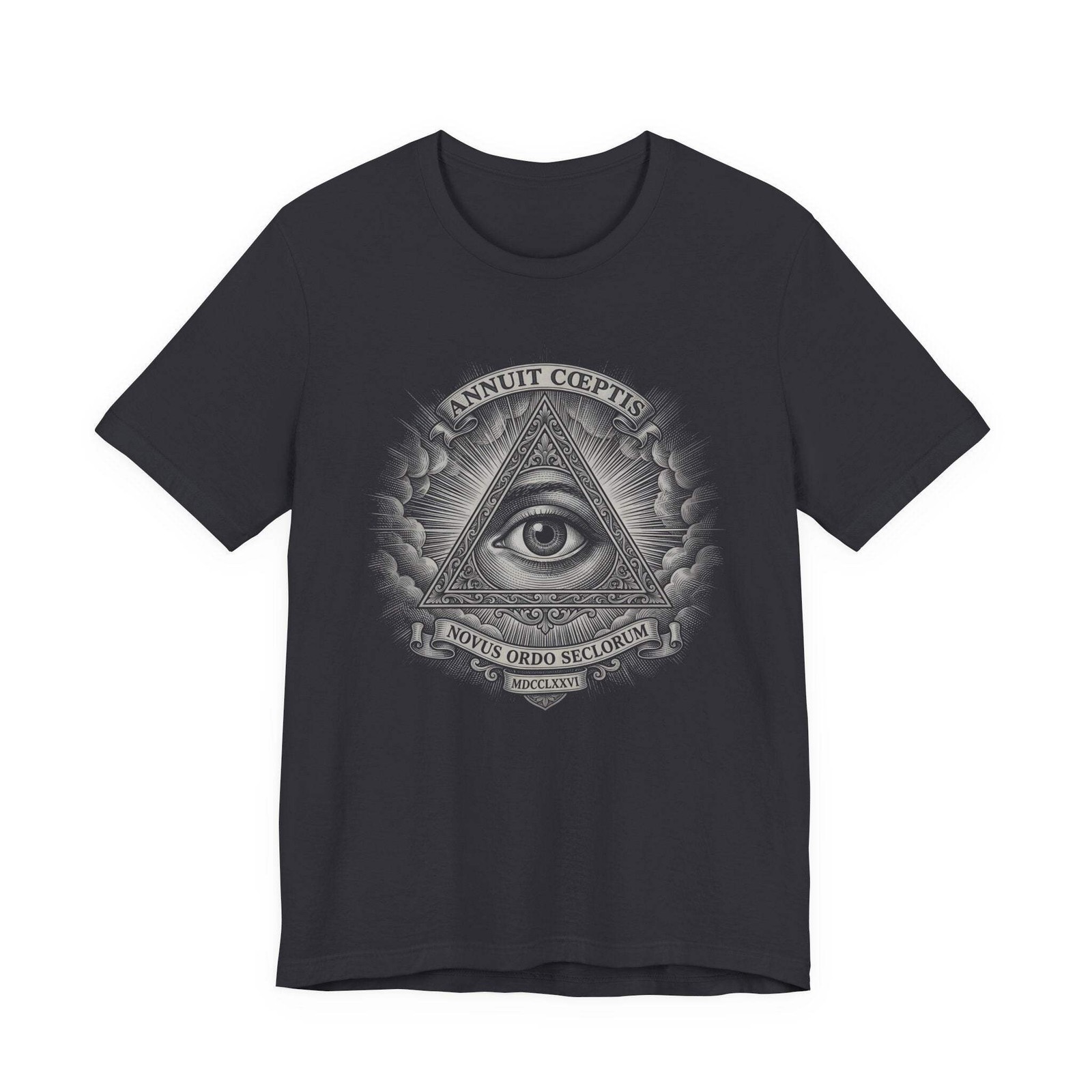 Eye of Providence T-Shirt | Illuminati All-Seeing Eye Masonic Symbol Tee