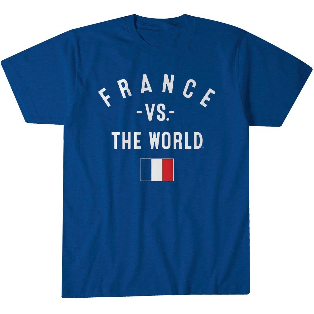 France Vs The World Shirt French Flag Soccer Fan Graphic Tee