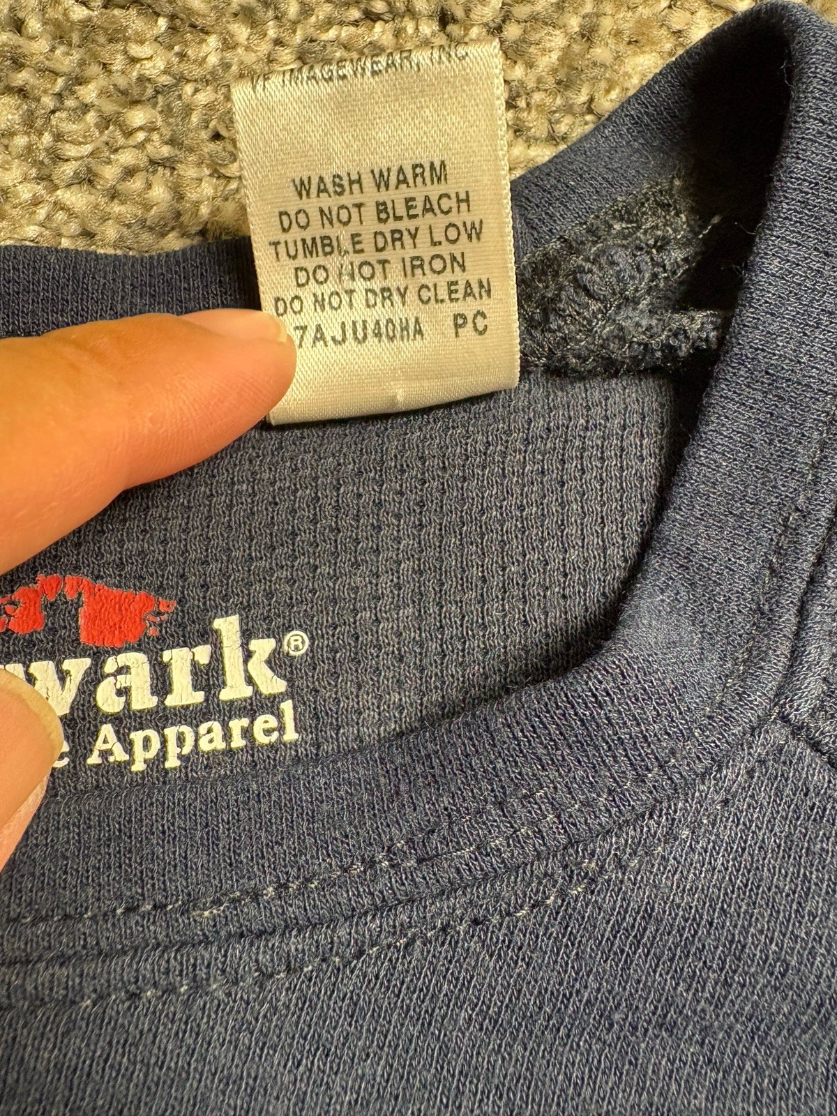 Bulwark FR Knit Tee Shirt Mens XL Blue CAT 2 CAL Flame Resistant HRC ARC Outdoor