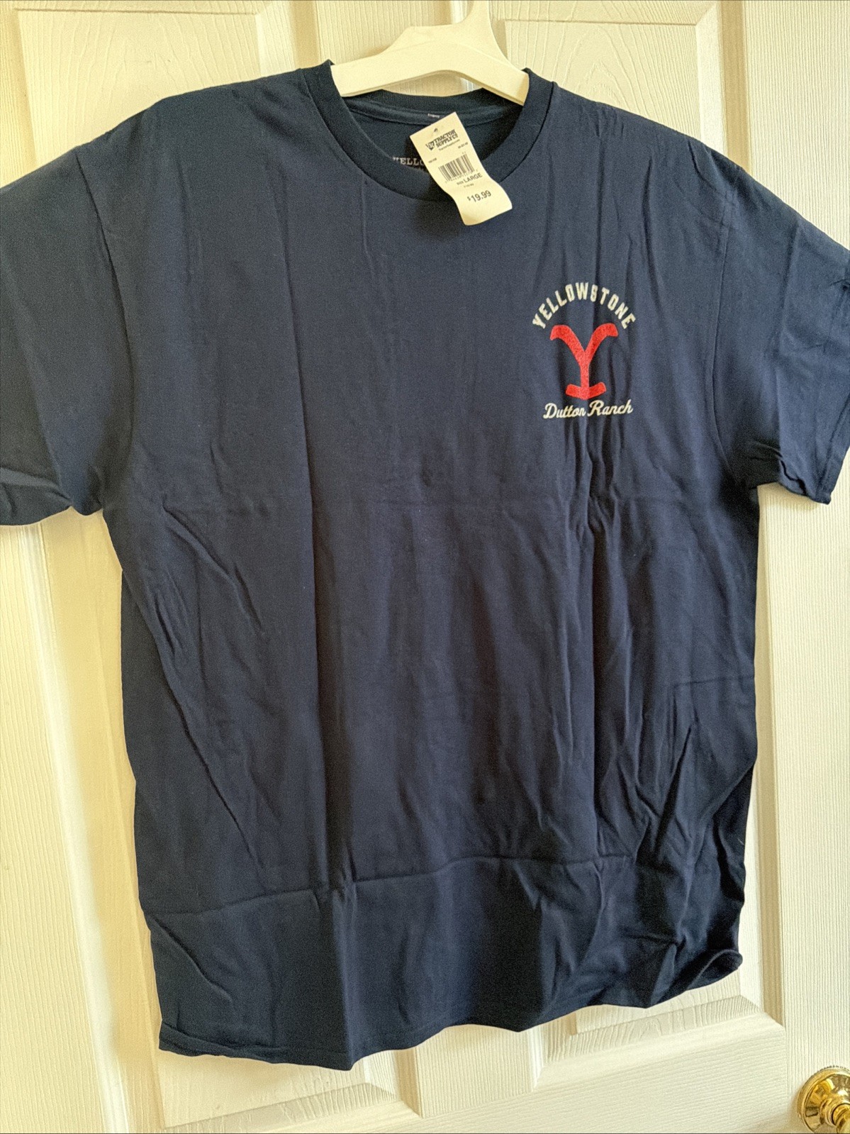 Yellowstone – Dutton Ranch – T-shirt Men’s Size Large New With Tags Navy Blue