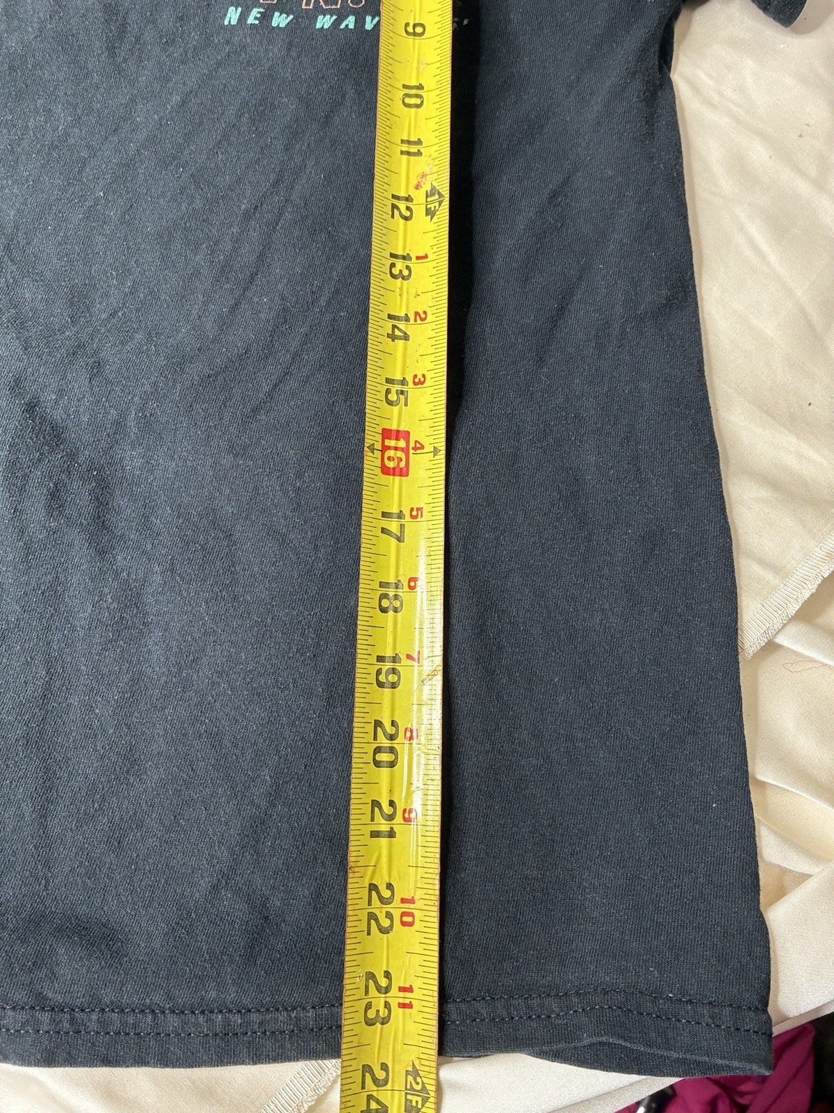 black T-shirt from New Look features a small “Tokyo Japan”