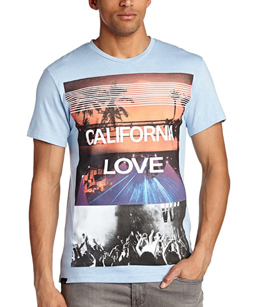 Men’s Voi Jeans Printed T-shirts Crew Neck Short Sleeve Cotton S M L XL XXL