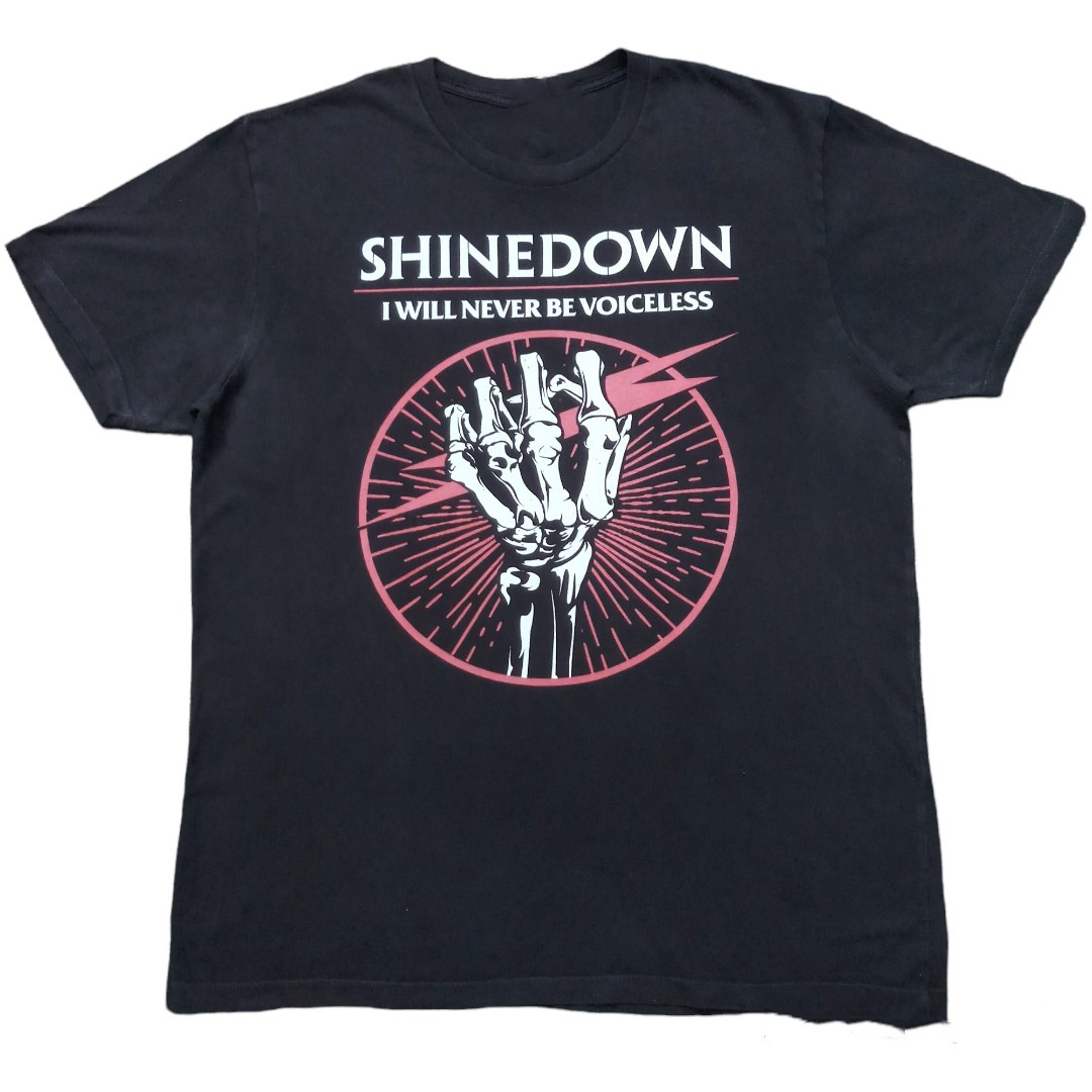 Shinedown Music For Lovers Black T-Shirt Cotton Full Size 7D1713