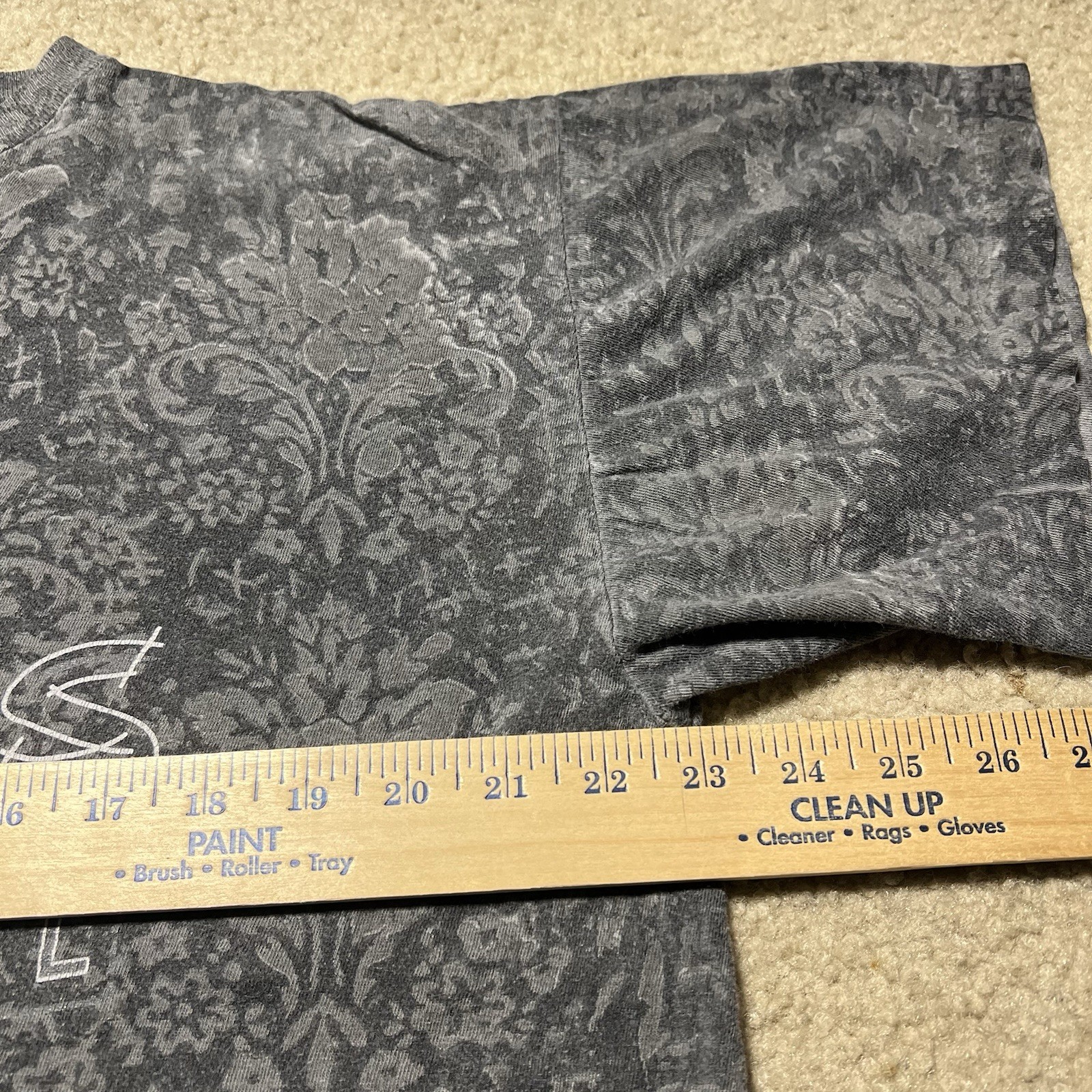 Vintage 90s AOP Abstract Graphic T Shirt Mens XL Oversized Faded Skate Grunge