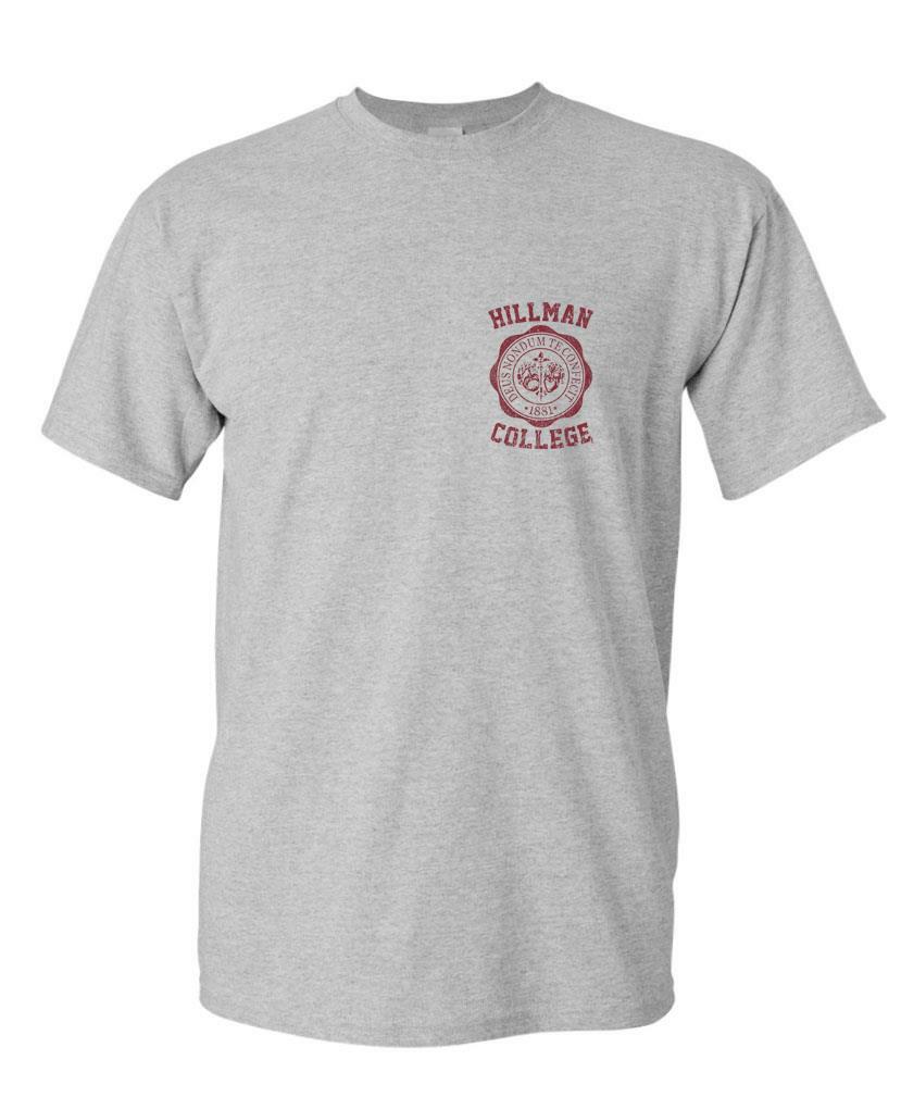 HILLMAN COLLEGE – back print hbcu university 90s retro – Unisex Cotton T-Shirt