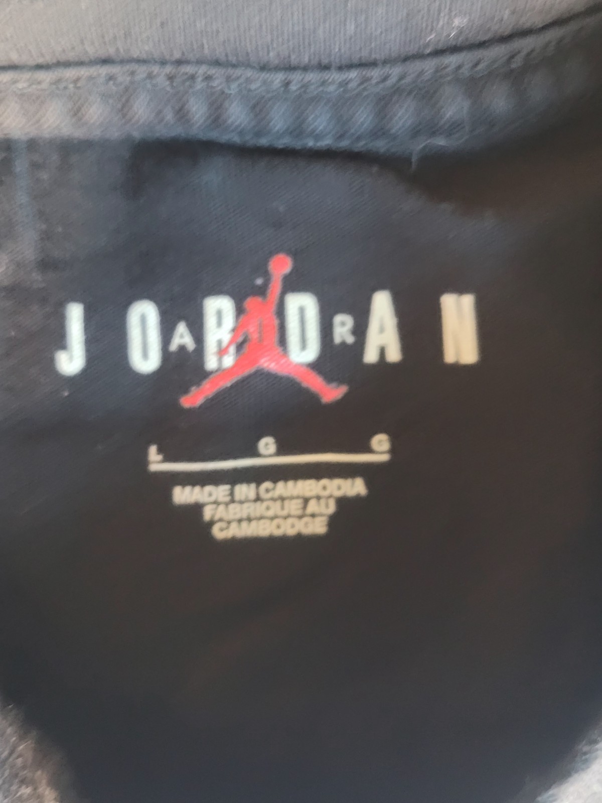 Nike Air Jordan Flight Essentials Sky Graphic T-Shirt Black Men’s Size Large