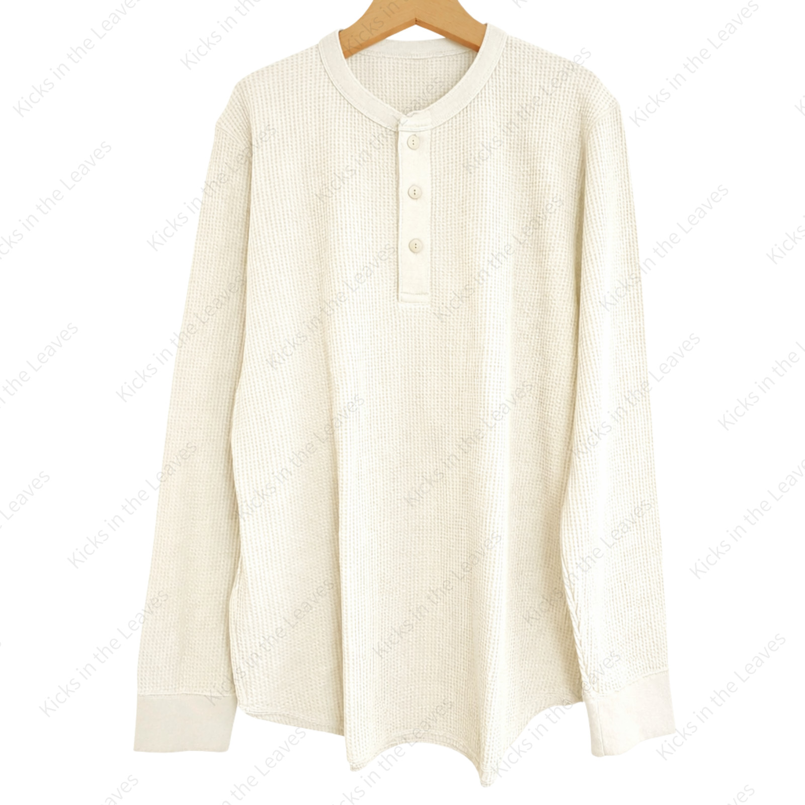 UNIQLO Waffle Henley Neck T-Shirt XS-4XL Men Regular Fit 482766 NWT