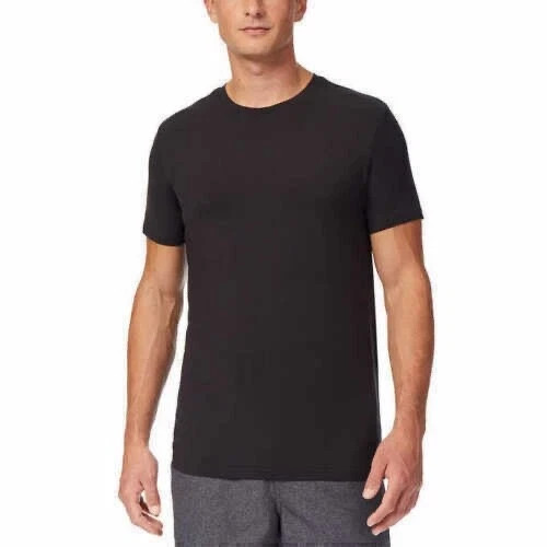 32 Degrees Men’s Cool Tee, Crew Neck, Quick Dry, Anti-Odor, 3-Pack,L