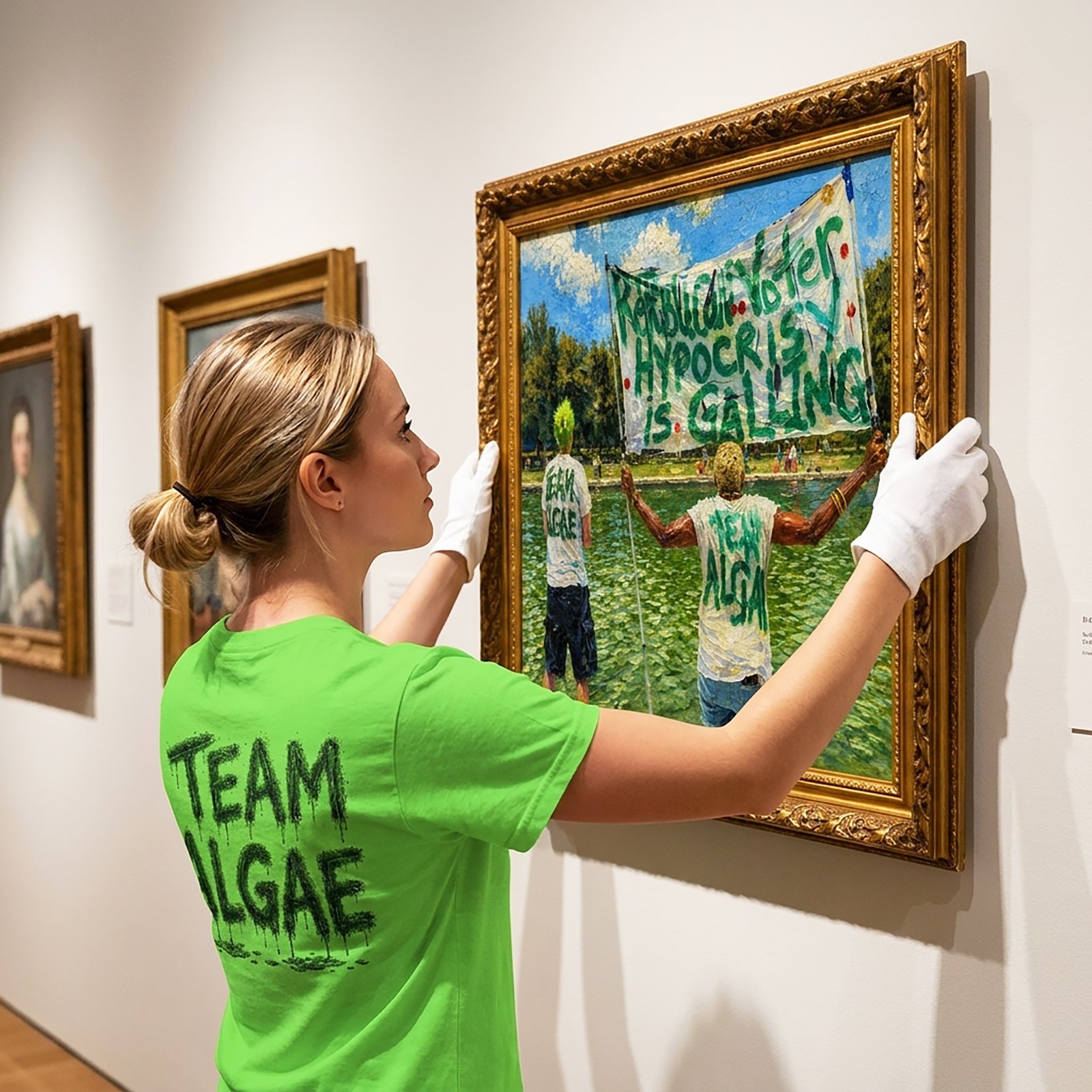 Team Algae Shirt | Reflecting Pool Protest Tee