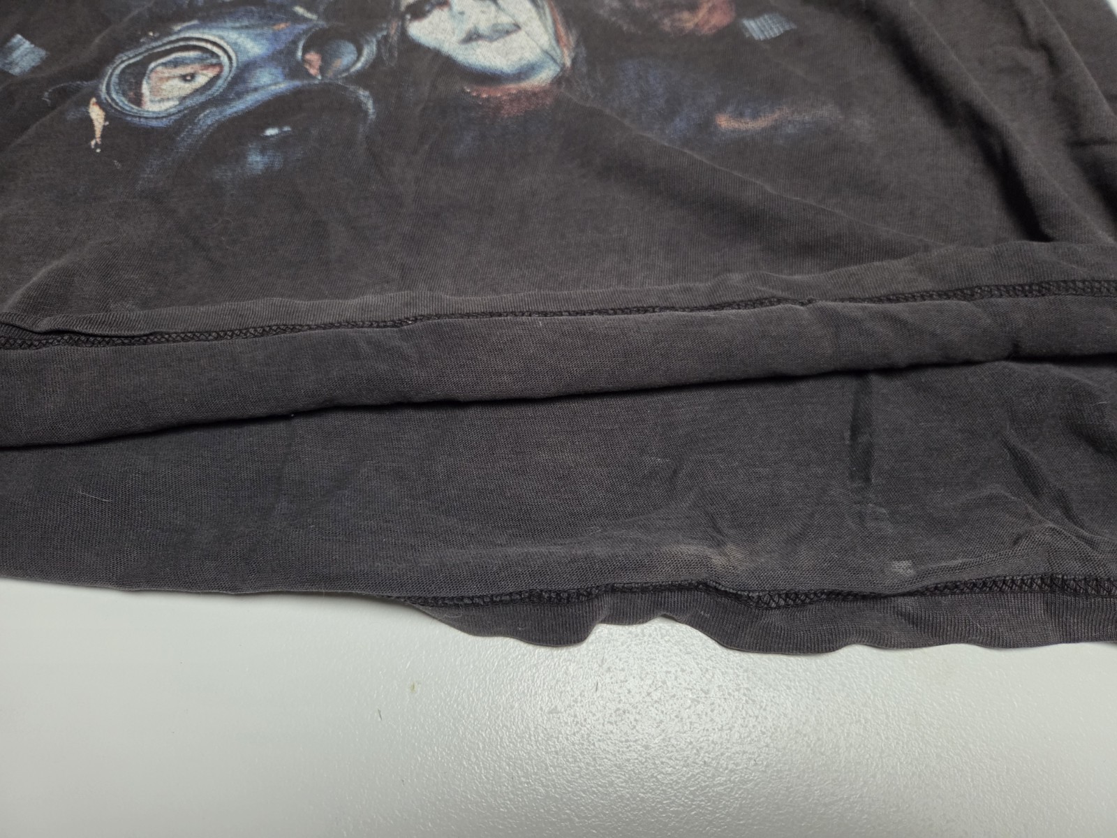 Slipknot T Shirt Vintage Rare Blue 2001 Size L Free post within Australia