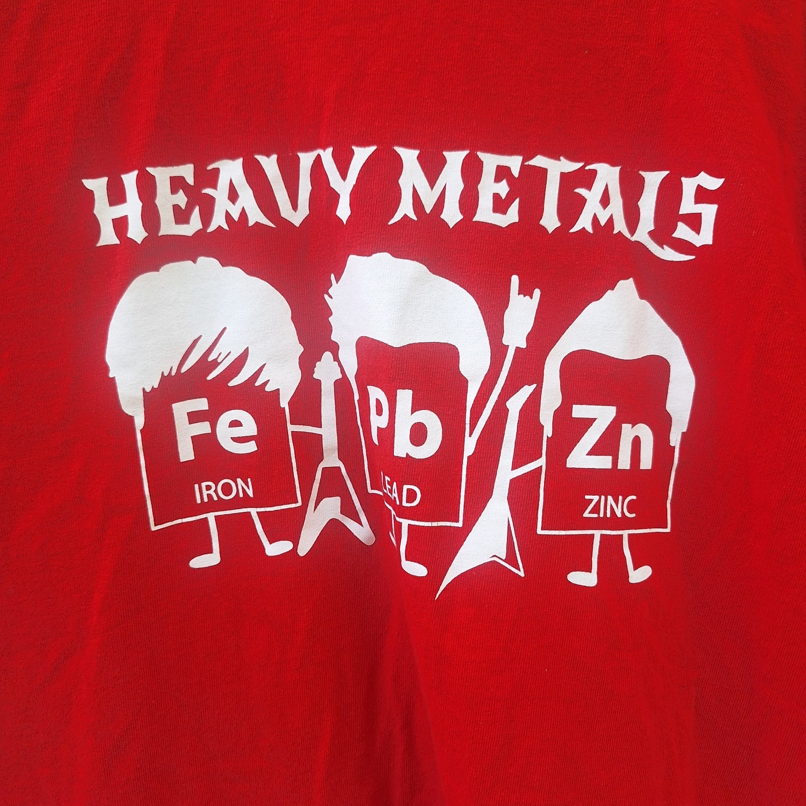 Shaka Wear Mens Tee Max Heavyweight T-Shirt Heavy Metal Iron Lead Zinc Fe Pb Zn