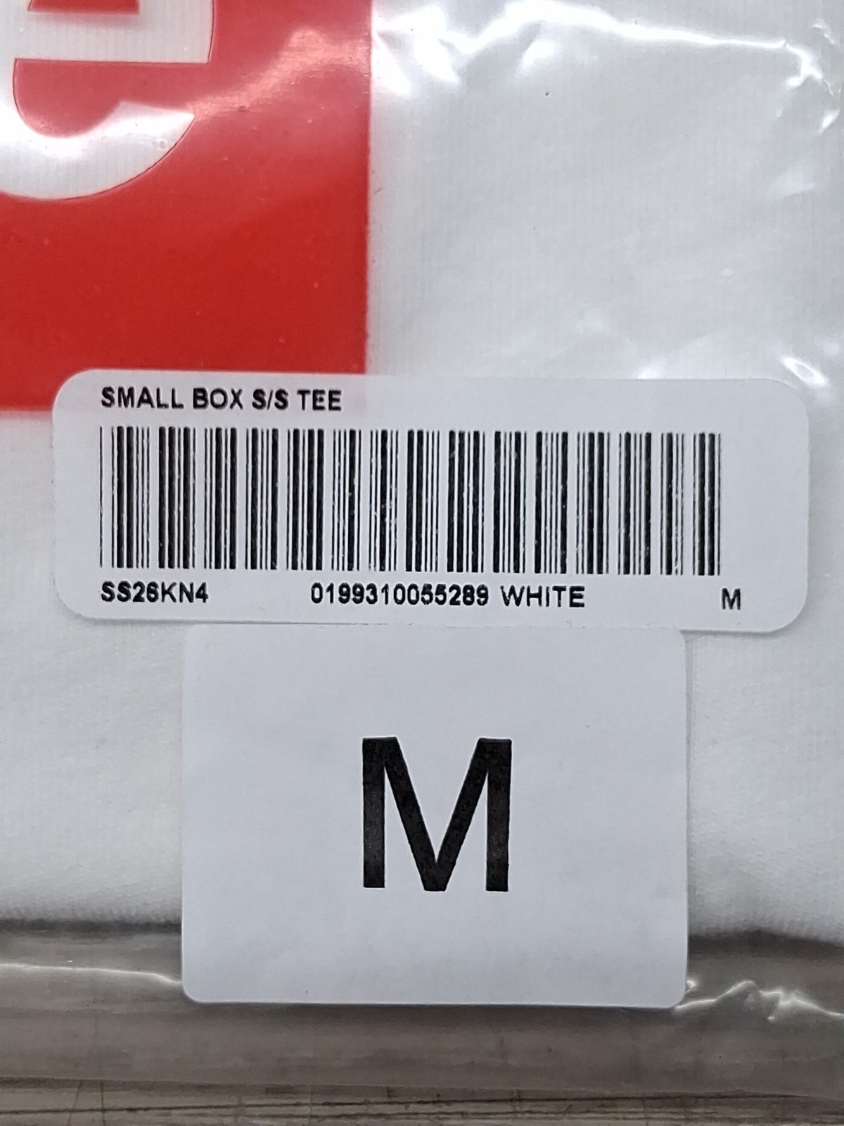 Supreme Small Box Tee (SS26) ‘White’ DS | Size M | SS26KN4