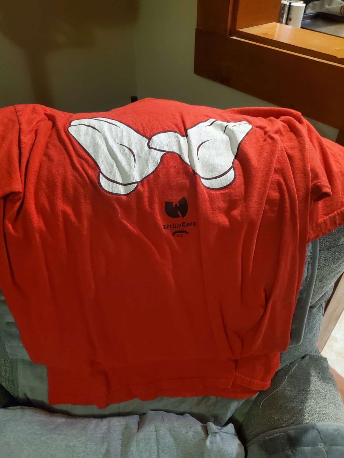 Rare Wutang Brand Limited Mickey Hands Mash Up. Dope Vintage Shirt O.g
