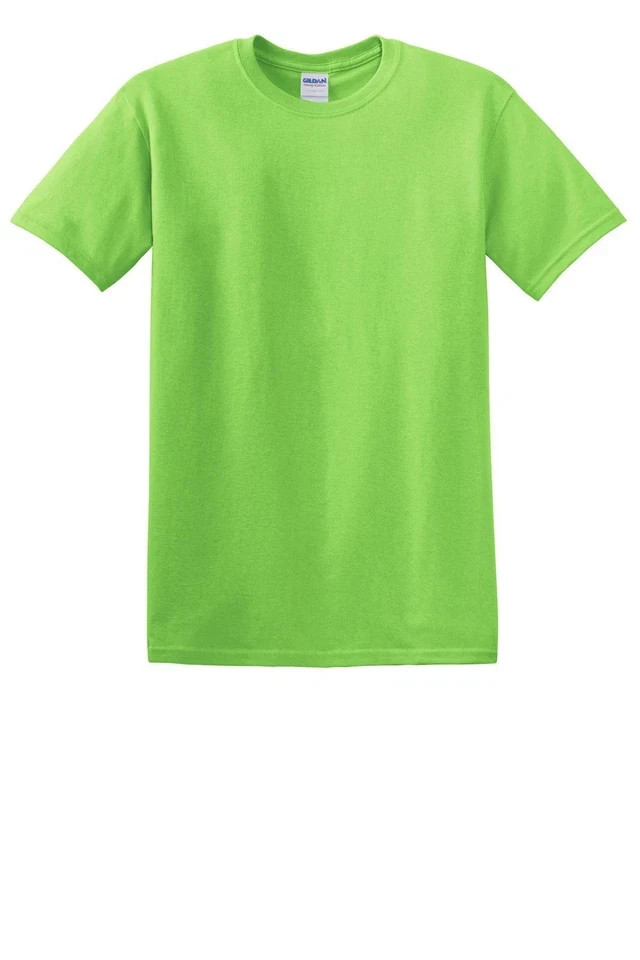6 Pack Gildan 5000 Men’s T-Shirt Heavy Cotton Short Sleeve Plain Blank Tee S-3XL